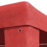 Tente de fête Rouge 400 x 300 x 255 cm PE et acier 542987542987