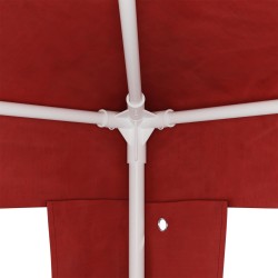 Tente de fête Rouge 400 x 300 x 255 cm PE et acier 542987542987