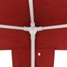 Tente de fête Rouge 400 x 300 x 255 cm PE et acier 542987542987