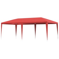 Tente de fête Rouge 600 x 300 x 255 cm PE et acier 542989542989