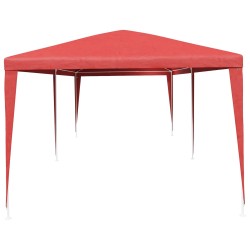 Tente de fête Rouge 600 x 300 x 255 cm PE et acier 542989542989