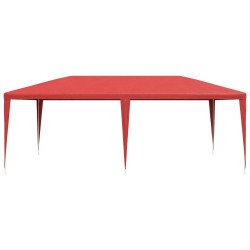 Tente de fête Rouge 600 x 300 x 255 cm PE et acier 542989542989