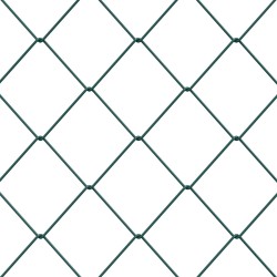 Clôture en treillis métallique Vert 2 x 10 m Acier 542990542990