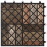 Carreau de terrasse 10 pcs Gris 30 x 30 cm Bois d'acacia 542998542998