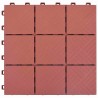 Carreau de terrasse 10 pcs Rouge 30,5 x 30,5 x 2,2 cm 543000543000