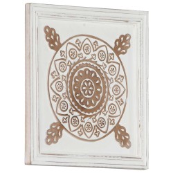 Décor artistique 2 pcs Marron et blanc 40 x 40 x 1,5 cm 543001543001