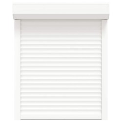 Store Roulant Blanc 80 x 100 cm Aluminium et Polyuréthane 543002543002