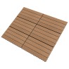Carreau de terrasse 6 pcs Marron 60 x 30 cm WPC 543008543008