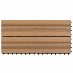 Carreau de terrasse 6 pcs Marron 60 x 30 cm WPC 543008543008