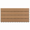 Carreau de terrasse 6 pcs Marron 60 x 30 cm WPC 543008543008