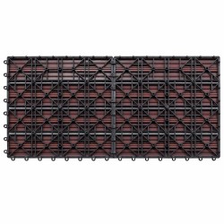 Carreau de terrasse 6 pcs Marron 60 x 30 cm WPC 543011543011
