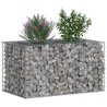 Lit surélevé gabion Argenté 100 x 60 x 55 cm Acier galvanisé 543024543024