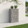 Lit surélevé gabion Argenté 90 x 50 x 150 cm Acier galvanisé 543028543028