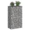 Lit surélevé gabion Argenté 90 x 50 x 150 cm Acier galvanisé 543028543028