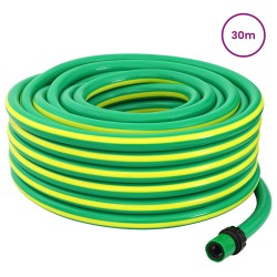 Tuyau de jardin 5 couches Vert et jaune 12 mm 30 m PVC 543029543029