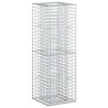 Lit surélevé gabion Argenté 50 x 50 x 150 cm Acier galvanisé 543034543034