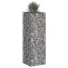 Lit surélevé gabion Argenté 50 x 50 x 150 cm Acier galvanisé 543034543034