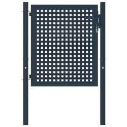 Portail de clôture Anthracite 102x75 cm Acier 543036543036