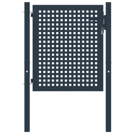Portail de clôture Anthracite 102x75 cm Acier 543036543036