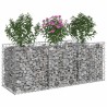 Lit surélevé gabion Argenté 150 x 50 x 60 cm Acier galvanisé 543038543038
