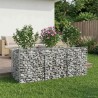 Lit surélevé gabion Argenté 150 x 50 x 60 cm Acier galvanisé 543038543038