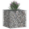 Lit surélevé gabion Argenté 60 x 60 x 55 cm Acier galvanisé 543039543039