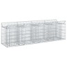 Lit surélevé gabion Argenté 200 x 50 x 60 cm Acier galvanisé 543043543043