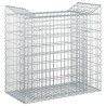 Lit surélevé gabion Argenté 50 x 100 x 100 cm Acier galvanisé 543044543044
