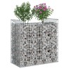 Lit surélevé gabion Argenté 50 x 100 x 100 cm Acier galvanisé 543044543044