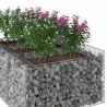 Lit surélevé gabion Argenté 150 x 100 x 60 cm Acier galvanisé 543047543047