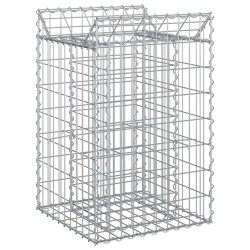 Lit surélevé gabion Argenté 50 x 50 x 80 cm Acier galvanisé 543048543048