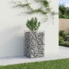 Lit surélevé gabion Argenté 50 x 50 x 80 cm Acier galvanisé 543048543048