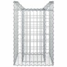 Lit surélevé gabion Argenté 50 x 50 x 80 cm Acier galvanisé 543048543048