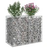 Lit surélevé gabion Argenté 100 x 50 x 80 cm Acier galvanisé 543049543049