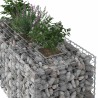 Lit surélevé gabion Argenté 140 x 60 x 55 cm Acier galvanisé 543051543051