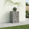 Lit surélevé gabion Argenté 50 x 50 x 80 cm Acier galvanisé 543068543068