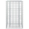 Lit surélevé gabion Argenté 50 x 50 x 80 cm Acier galvanisé 543068543068