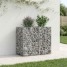 Lit surélevé gabion Argenté 90 x 50 x 80 cm Acier galvanisé 543069543069