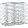 Lit surélevé gabion Argenté 90 x 50 x 80 cm Acier galvanisé 543069543069