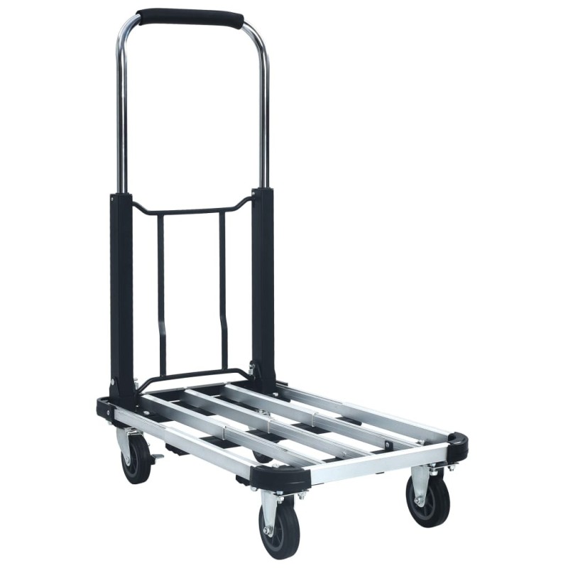 Chariot de transport pliable 150 kg Aluminium Argenté   543070543070