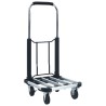 Chariot de transport pliable 150 kg Aluminium Argenté   543070543070