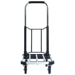 Chariot de transport pliable 150 kg Aluminium Argenté   543070543070