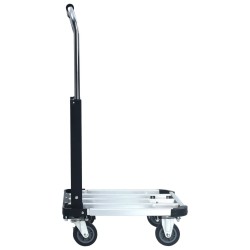 Chariot de transport pliable 150 kg Aluminium Argenté   543070543070