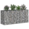 Lit surélevé gabion Argenté 170 x 50 x 80 cm Acier galvanisé 543072543072