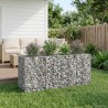 Lit surélevé gabion Argenté 170 x 50 x 80 cm Acier galvanisé 543072543072