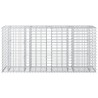 Lit surélevé gabion Argenté 170 x 50 x 80 cm Acier galvanisé 543072543072