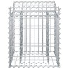 Lit surélevé gabion Argenté 50 x 50 x 60 cm Acier galvanisé 543073543073