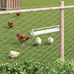 Clôture en treillis métallique Galvanisé 2 x 10 m Verre 543075543075