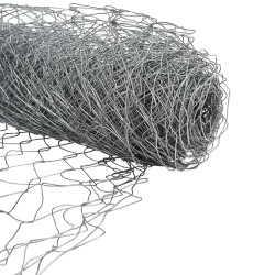 Clôture en treillis métallique Galvanisé 2 x 10 m Verre 543075543075