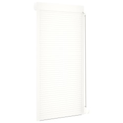 Store Roulant Blanc 100 x 210 cm Aluminium et Polyuréthane 543079543079